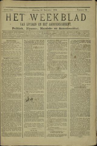 Het weekblad van Ijperen (1886-1906) 1886-11-13