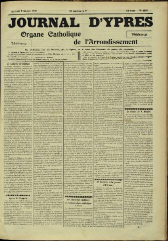 Journal d’Ypres (1874 - 1913) 1909-10-02