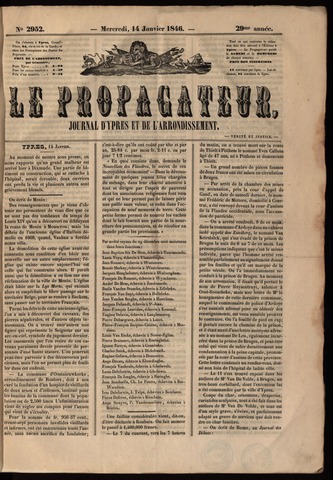 Le Propagateur (1818-1871) 1846-01-14