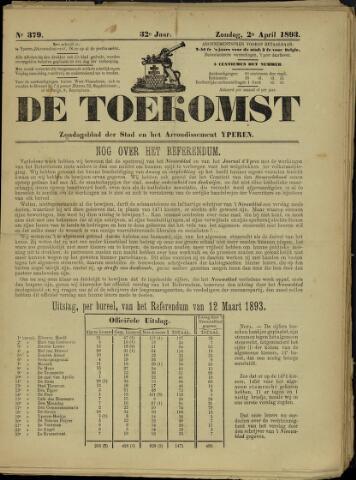 De Toekomst (1862-1894) 1893-04-02