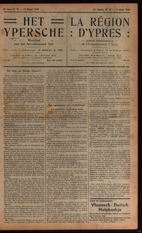 Het Ypersch nieuws (1929-1971) 1940-08-17