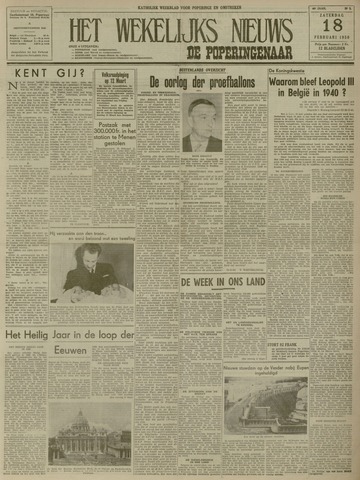 Het Wekelijks Nieuws (1946-1990) 1950-02-18