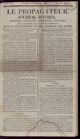 Le Propagateur (1818-1871) 1827-11-03