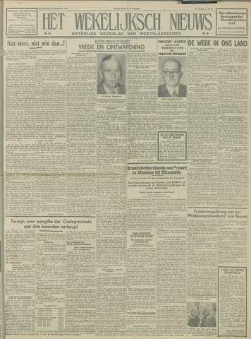 Het Wekelijks Nieuws (1946-1990) 1947-01-18