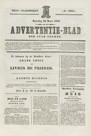 Het Advertentieblad (1825-1914) 1856-03-22