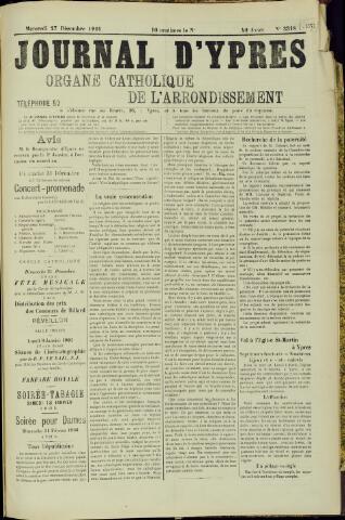Journal d’Ypres (1874 - 1913) 1905-12-27