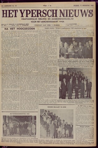 Het Ypersch nieuws (1929-1971) 1969-08-15