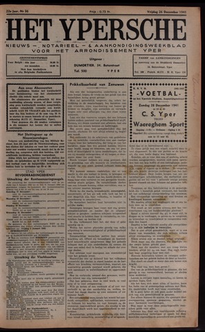 Het Ypersch nieuws (1929-1971) 1941-12-26