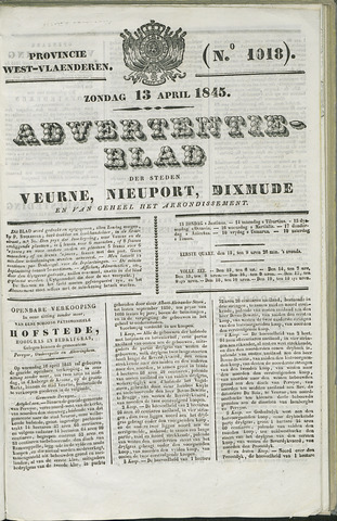 Het Advertentieblad (1825-1914) 1845-04-13