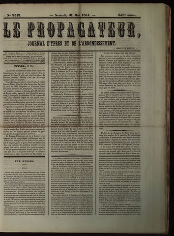 Le Propagateur (1818-1871) 1851-05-31