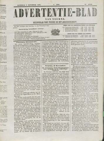 Het Advertentieblad (1825-1914) 1872-11-09