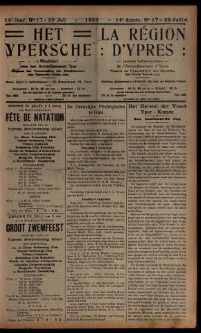 Het Ypersch nieuws (1929-1971) 1933-07-29