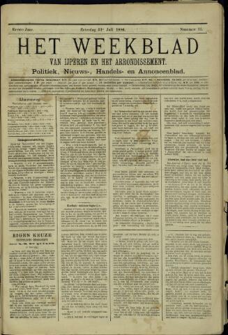 Het weekblad van Ijperen (1886-1906) 1886-07-31