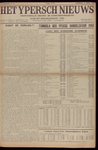 Het Ypersch nieuws (1929-1971) 1948-04-10