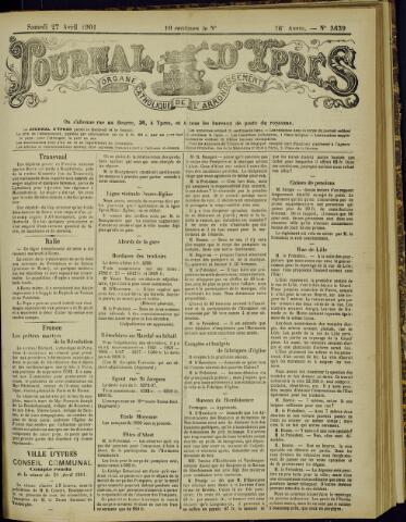 Journal d’Ypres (1874 - 1913) 1901-04-27