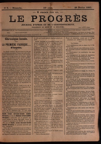 Le Progrès (1841-1914) 1893-01-29
