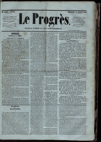 Le Progrès (1841-1914) 1846-07-12