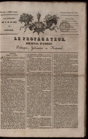 Le Propagateur (1818-1871) 1830-07-24