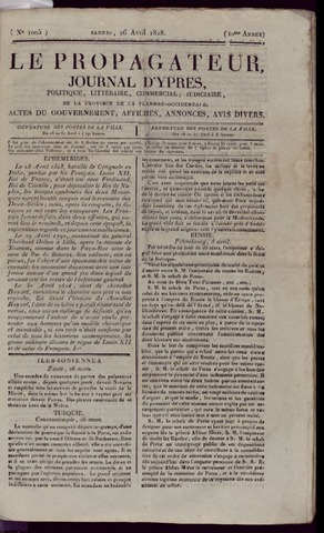 Le Propagateur (1818-1871) 1828-04-26