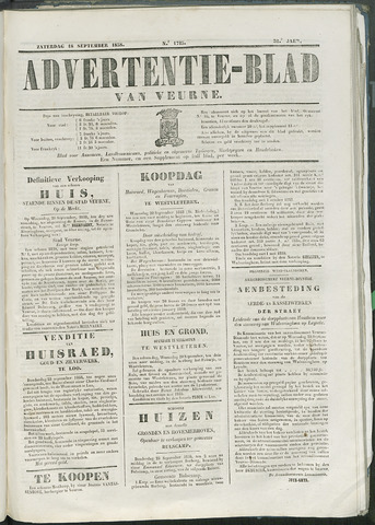 Het Advertentieblad (1825-1914) 1858-09-18