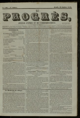 Le Progrès (1841-1914) 1848-07-13
