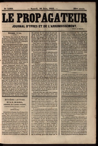 Le Propagateur (1818-1871) 1855-06-16