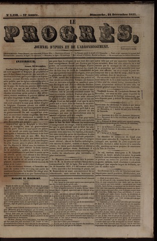 Le Progrès (1841-1914) 1851-12-21