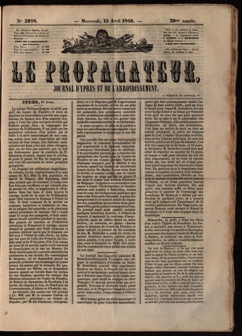 Le Propagateur (1818-1871) 1846-04-15