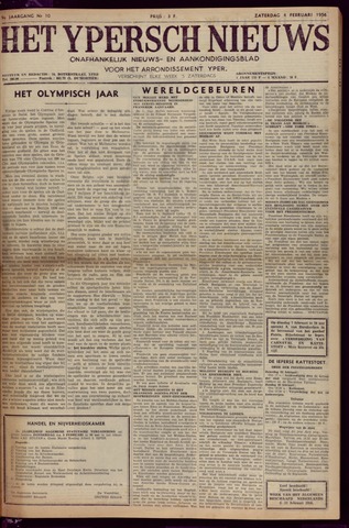 Het Ypersch nieuws (1929-1971) 1956-02-04