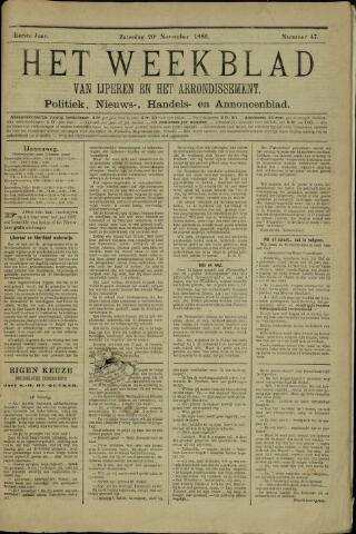 Het weekblad van Ijperen (1886-1906) 1886-11-20