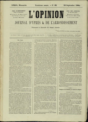 L’Opinion (1863-1873) 1865-09-24