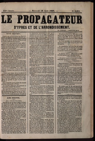 Le Propagateur (1818-1871) 1868-08-26