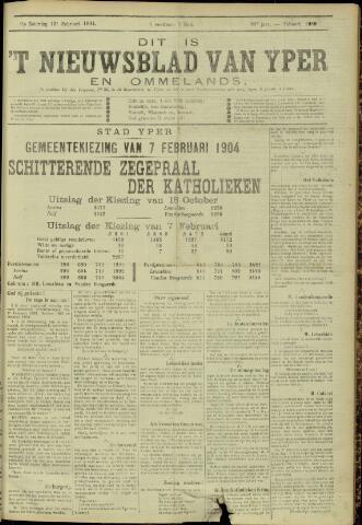 Nieuwsblad van Yperen en van het Arrondissement (1872-1912) 1904-02-13