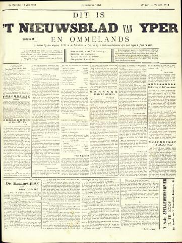 Nieuwsblad van Yperen en van het Arrondissement (1872-1912) 1910-07-16