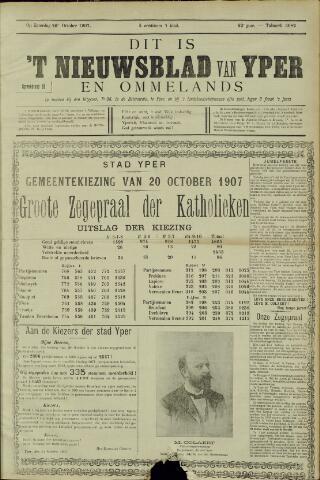 Nieuwsblad van Yperen en van het Arrondissement (1872-1912) 1907-10-26