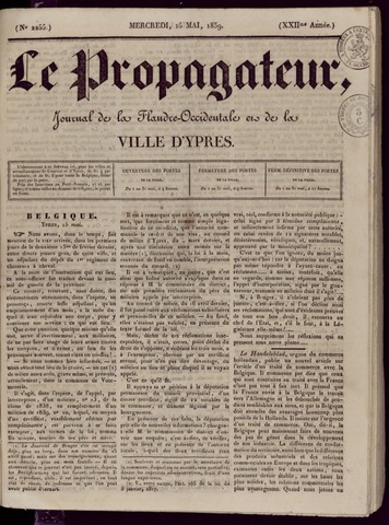 Le Propagateur (1818-1871) 1839-05-15