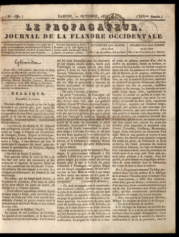 Le Propagateur (1818-1871) 1835-10-10