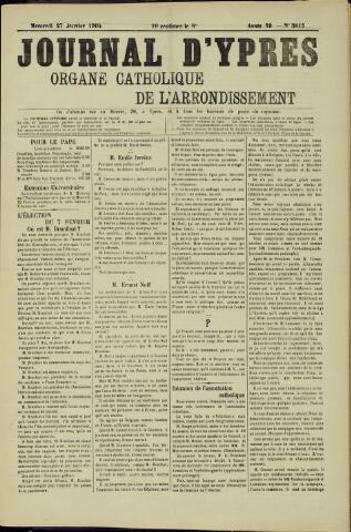Journal d’Ypres (1874 - 1913) 1904-01-27