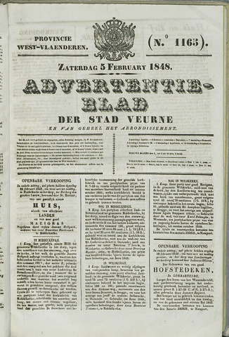 Het Advertentieblad (1825-1914) 1848-02-05