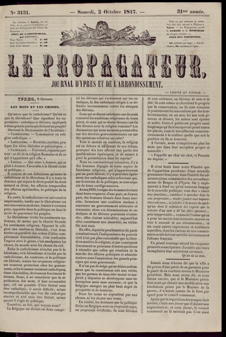 Le Propagateur (1818-1871) 1847-10-02