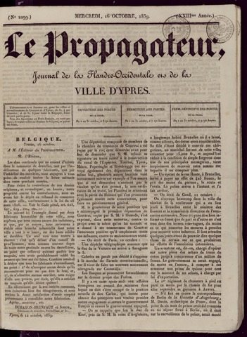 Le Propagateur (1818-1871) 1839-10-16