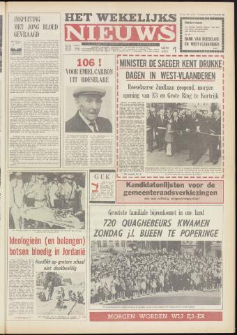 Het Wekelijks Nieuws (1946-1990) 1970-09-25
