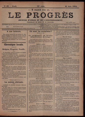 Le Progrès (1841-1914) 1894-06-21