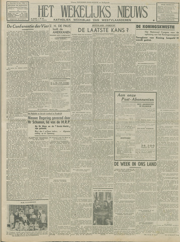 Het Wekelijks Nieuws (1946-1990) 1947-11-29