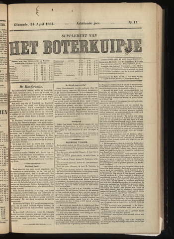 Het Boterkuipje (1846-1871) 1864-04-24
