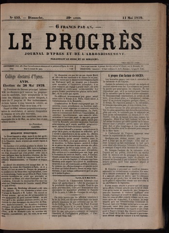 Le Progrès (1841-1914) 1879-05-11