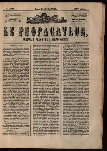 Le Propagateur (1818-1871) 1846-05-13