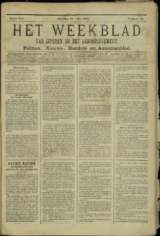 Het weekblad van Ijperen (1886-1906) 1886-07-24