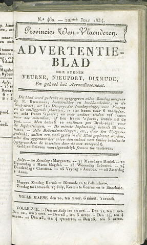 Het Advertentieblad (1825-1914) 1834-07-20
