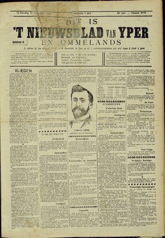 Nieuwsblad van Yperen en van het Arrondissement (1872 - 1912) 1909-09-11